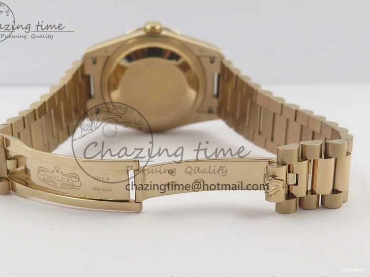 Maker Day-Date 128239 RG Black on Crystral Edition Bracelet RG Best Dial Markers 36 Bp President 1221